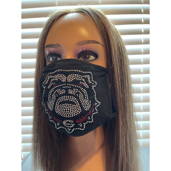 University of Georgia Bulldogs Bling Face Mask - Picture 6 of 10